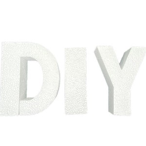 6" Inch Foam Letters  - Great For DIY's, arts and crafts, and much more