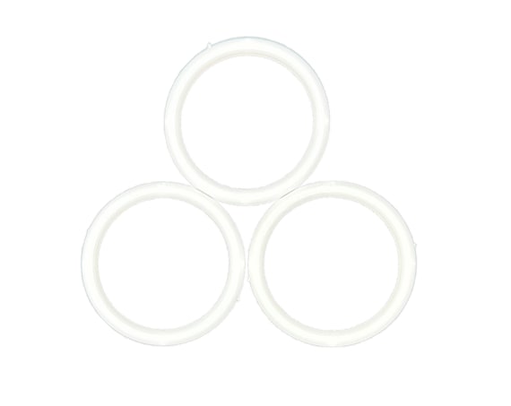 Clear Plastic Rings 12 Pieces - for Arts & Crafts and DIY's (1.75 inch Ring)