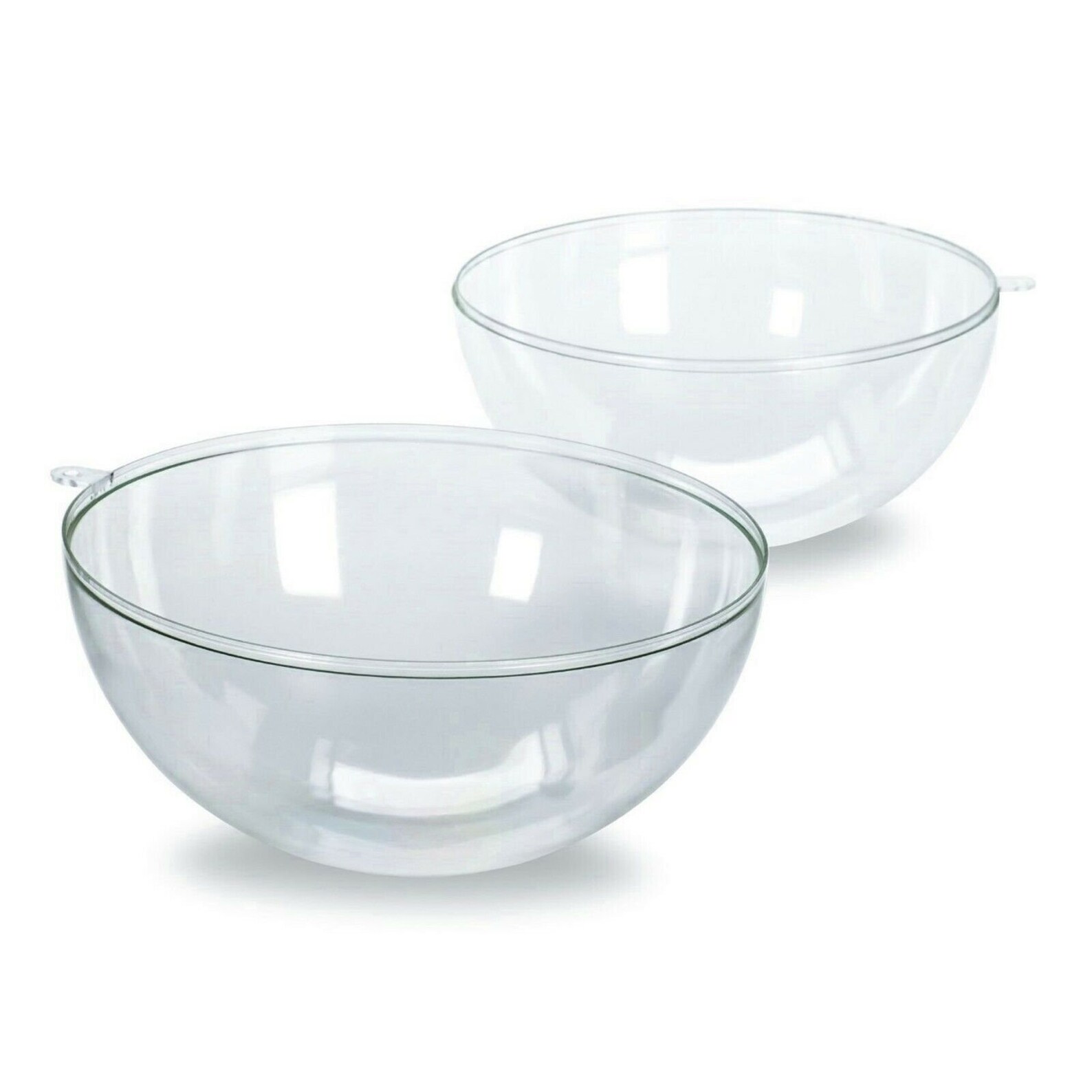 70 MM Clear Plastic Ornament Ball Fillable Favors Christmas Etsy