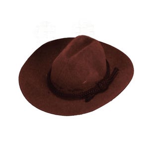 12pcs Mini Cowboy Hat Western Wedding Favors Decoration ( Brown)