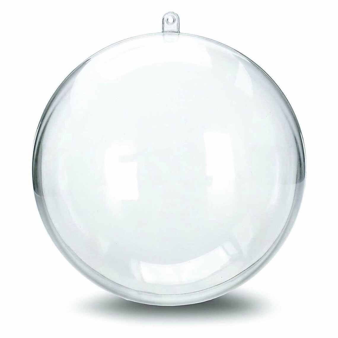 70 MM Clear Plastic Ornament Ball Fillable Favors Christmas Etsy