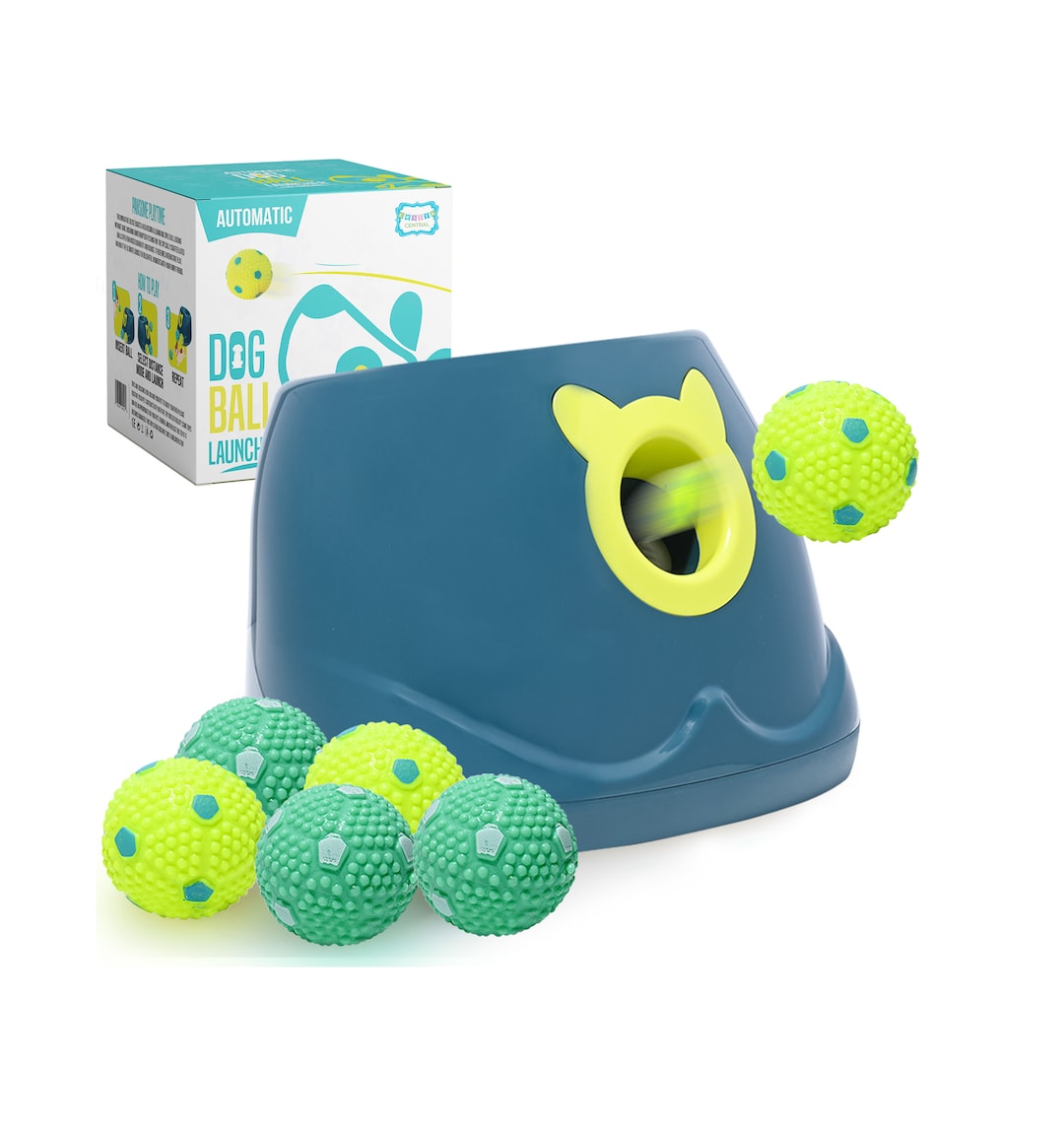 Automatic Latex Ball Launcher for Dogs Automatic Fetch Machine for Small and Medium Size Dogs
