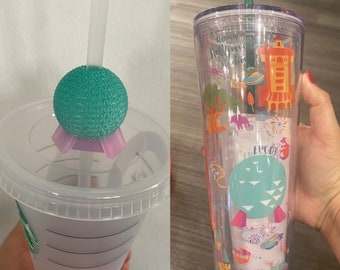 Epcot straw topper