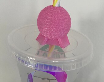 Epcot straw topper