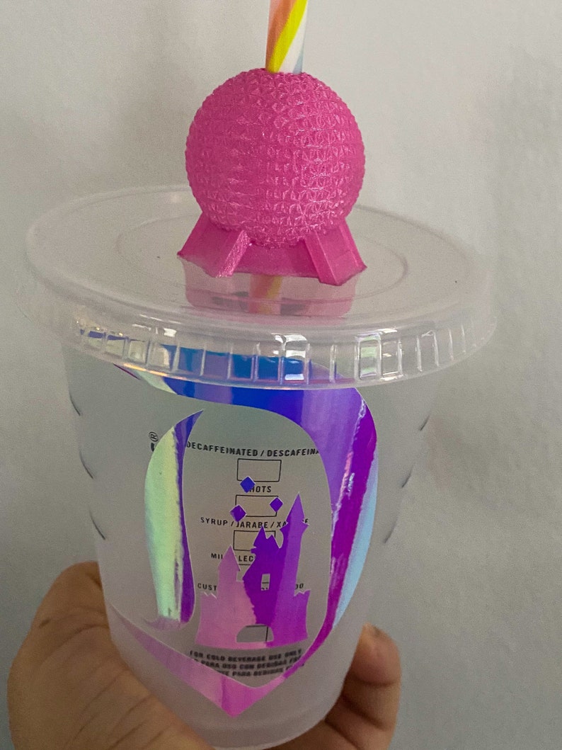 Epcot straw topper