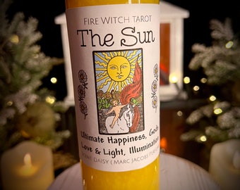 The Sun Tarot Candle