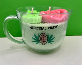 Medicinal Pussy Candle (Glow in the dark)