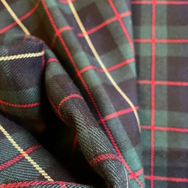 Modern Pure Wool lightweight tartan Campbell of Cawdor - 148cm wide