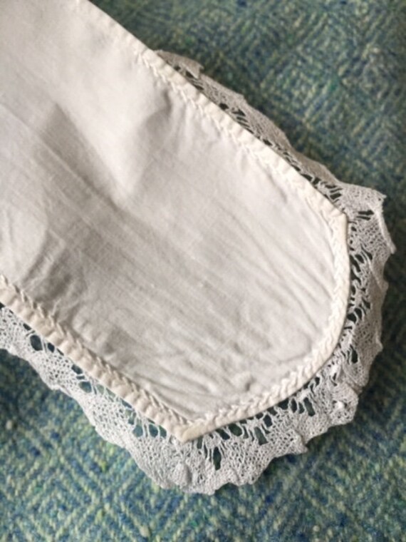 Antique cotton christening gown with hand embroidery … Gem