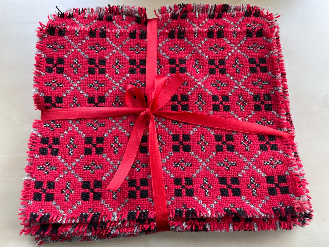 Set of Welsh Wool Tapestry Table Runner and Four Placemats Etsy UK