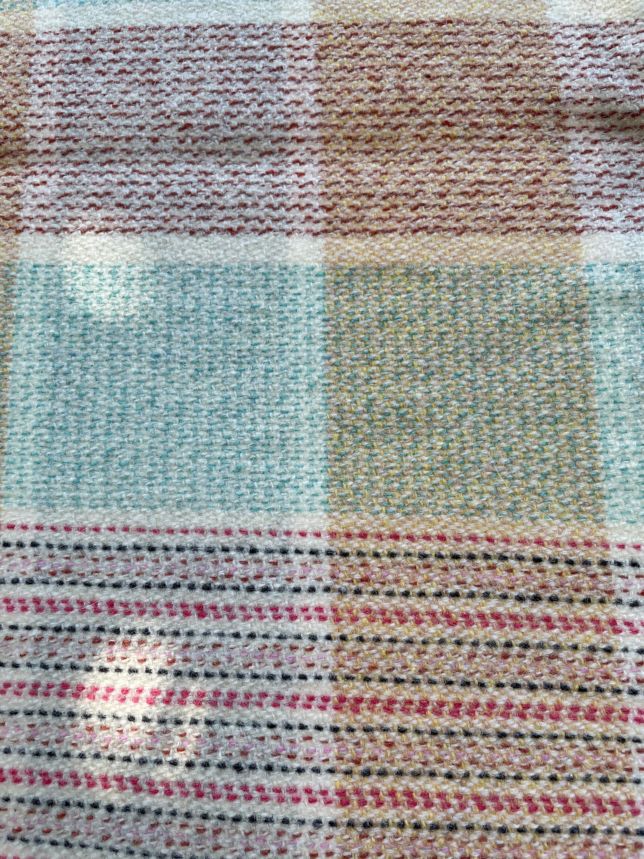 Traditional Vintage Welsh Wool Blanket Carthen Fringed in Etsy Canada