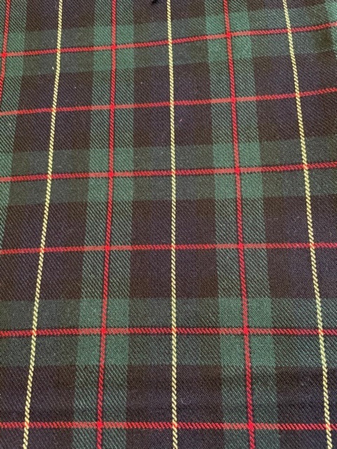 Modern Pure Wool Lightweight Tartan Campbell of Cawdor 148cm Wide Etsy