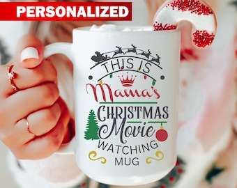 Funny Christmas Movie Mug, Personalized Christmas Movie Mug, Funny Xmas Mug, Christmas Mugful, Christmas Hot Cocoa Mug, Hot Chocolate Cup