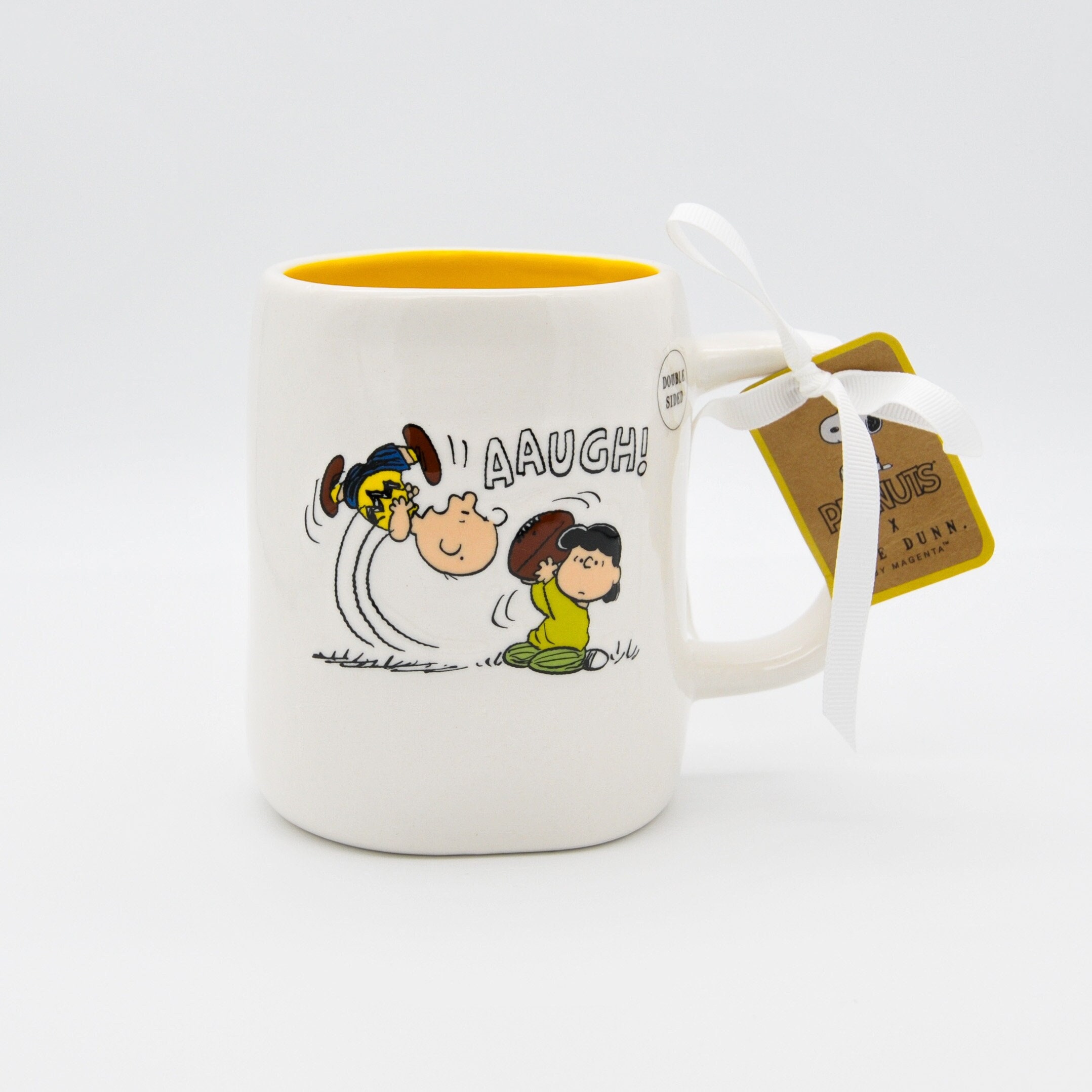 Rae Dunn X Peanuts Football Season Mug, 16oz Ceramic Coffee Rae Dunn X Peanuts Football Season Mug, 16oz Ceramic Coffee