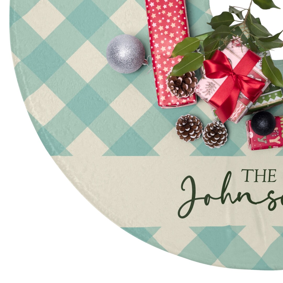 Christmas Tree Skirt Personalized Christmas Tree Skirt Etsy