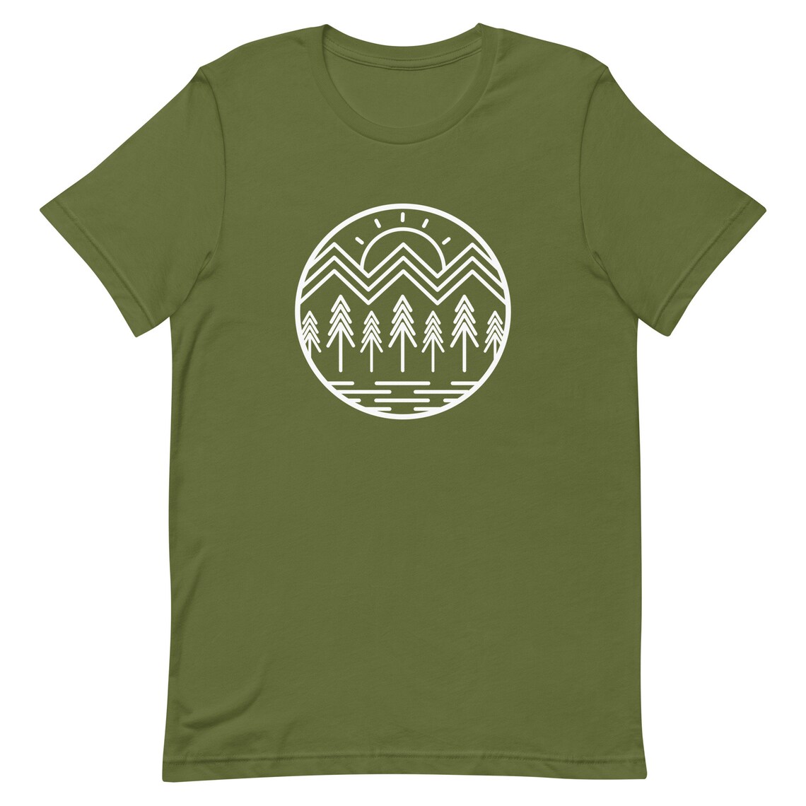 Mountain T-shirt Minimalist Mountain Shirt Mountain Graphic - Etsy Canada