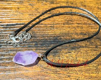 Natural Amethyst pendant  necklace| Amethyst anti-allergy Earring -Buy 5 get 1 Free!!