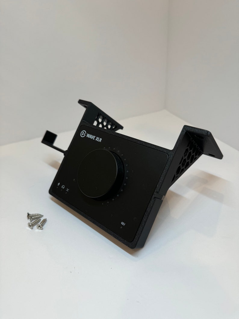 Fäste för infälld montering under skrivbordet för Elgato Wave XLR + avtagbart stativ för hörlurar/hörlurar bild 6