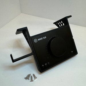 Fäste för infälld montering under skrivbordet för Elgato Wave XLR + avtagbart stativ för hörlurar/hörlurar bild 8