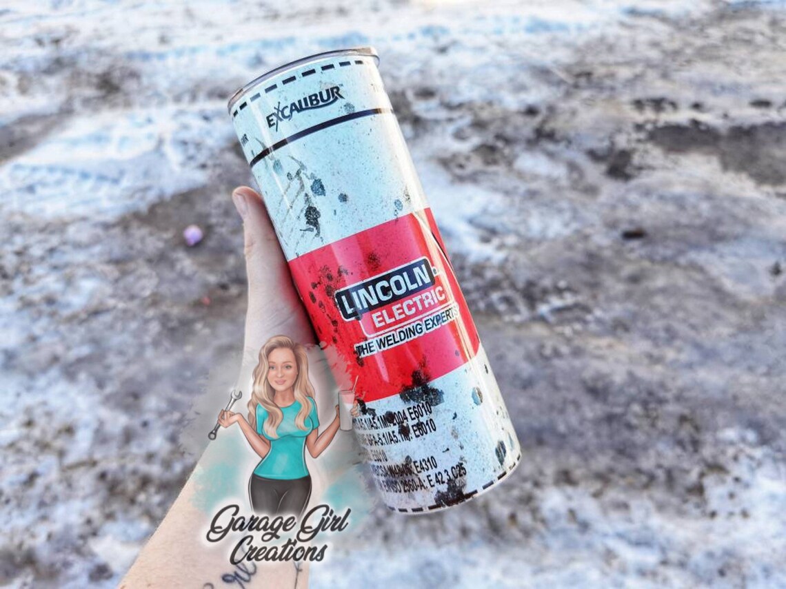 Lincoln Welding Rods Tumbler Etsy