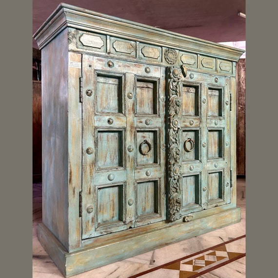 Carved Indian Sideboard Made From Old Reclaimed Teak Carved Indian Sideboard Made From Old Reclaimed Teak