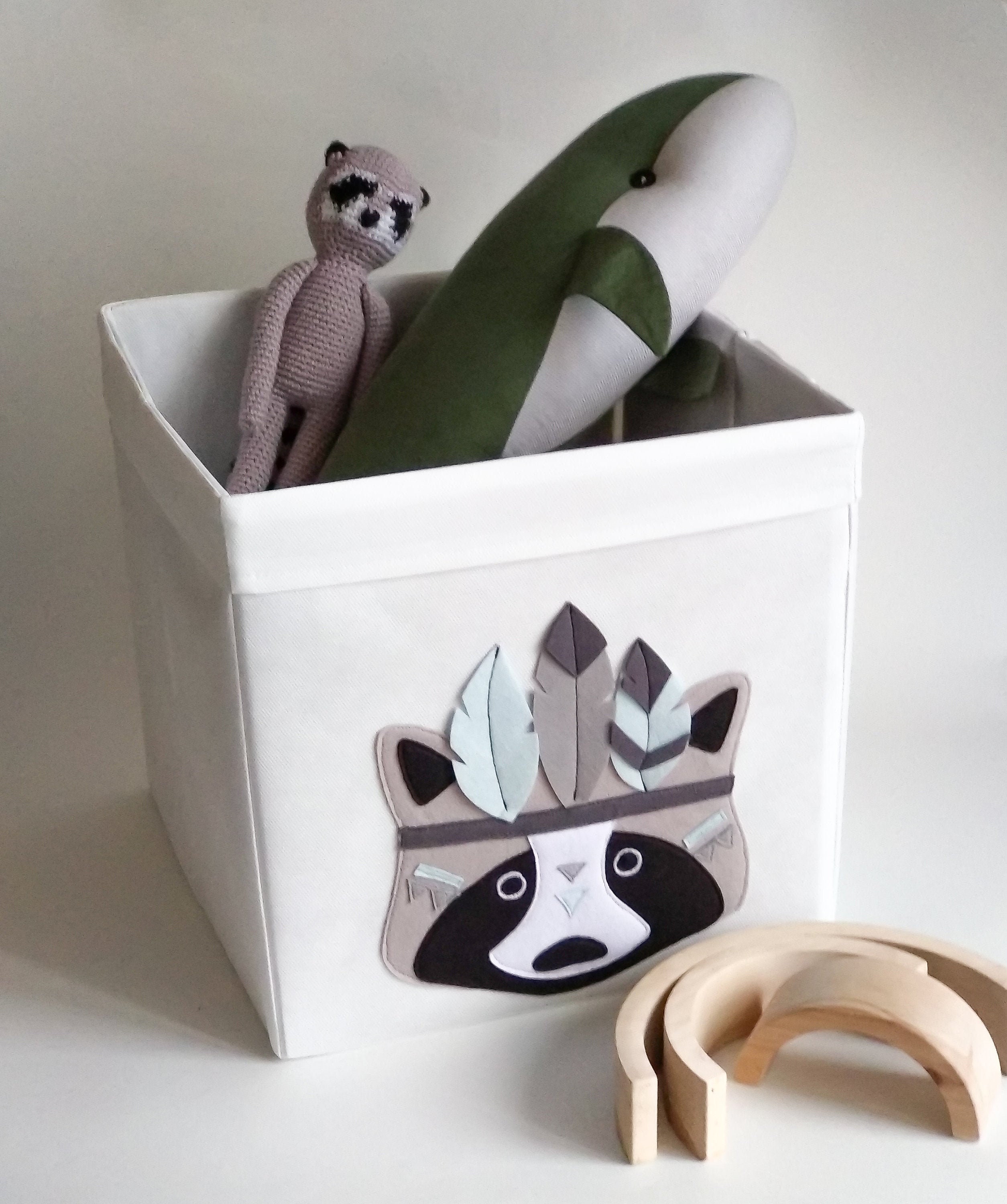 personalized canvas toy storage