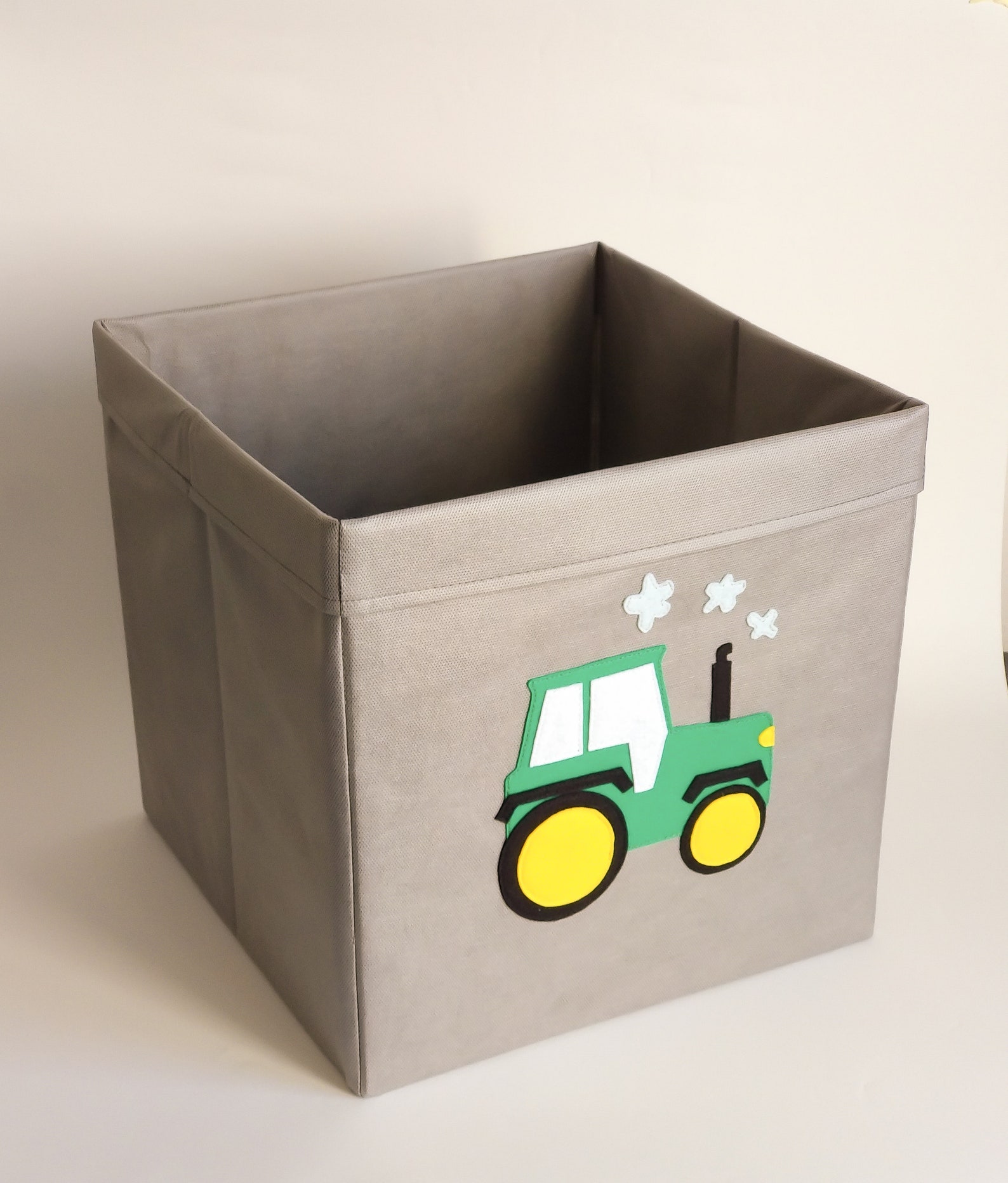 Caja de almacenamiento de juguete de tela para vivero de | Etsy