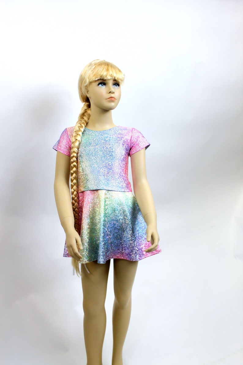 Sparkly Unicorn Dress Rainbow Unicorn 