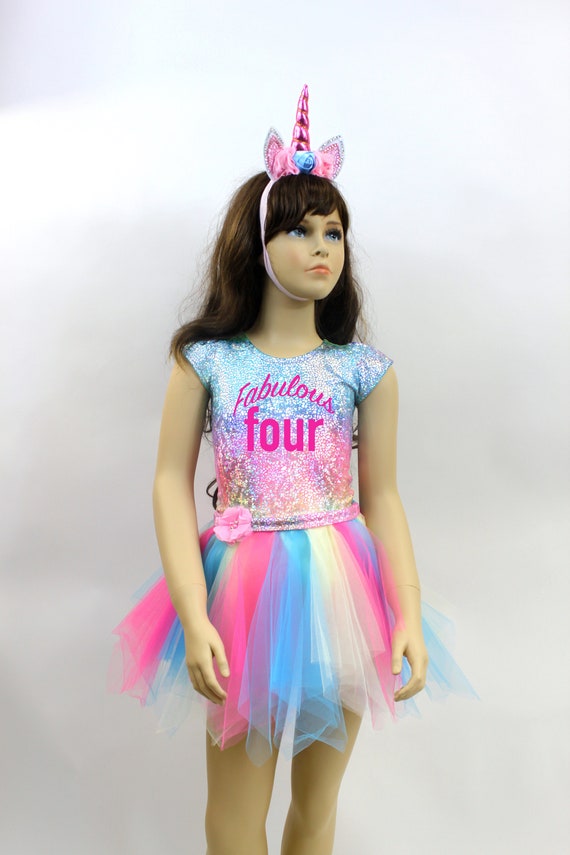sparkly unicorn dress