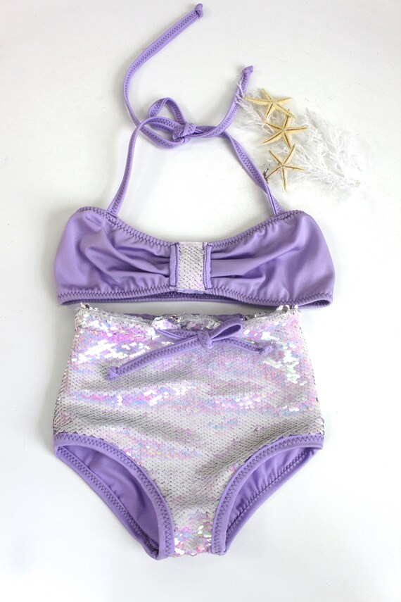 girls sequin swimsuit