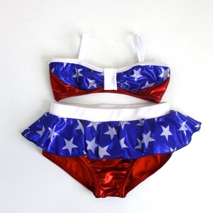 girls patriotic swimsuit