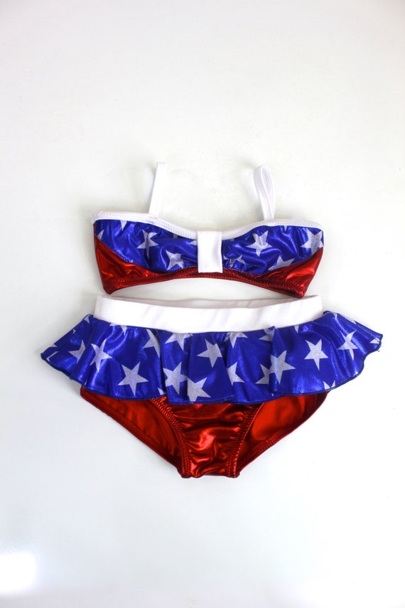 girls patriotic swimsuit