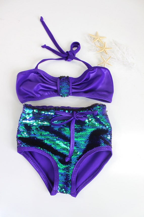 girls sequin swimsuit