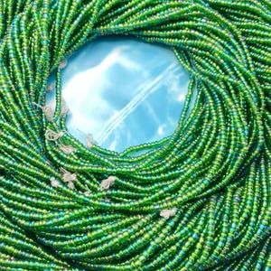 African Green Waist Bead
