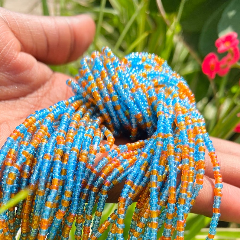 Skittle Waist Bead Turquoise Blue /& Orange AW 21