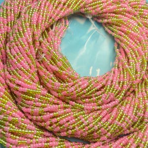 Pink Skittle Waist Bead