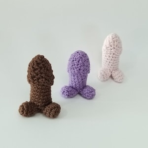 Patrón Amigurumi Pene De Ganchillo, Patrón Amigurumi Polla Diminuta De Ganchillo, Patrón De Ganchillo PDF