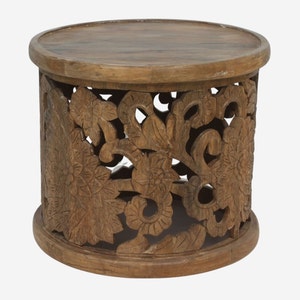 Luxury Home Wood Carved Coffee Center Table