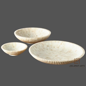 Home Decorative Camel Bone Carving Design Bowl