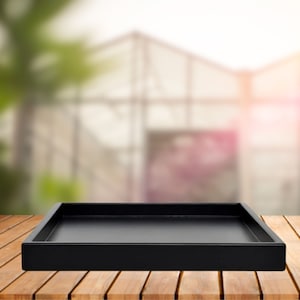 Black Coffee Table Tray, Serving Tray Service Tray