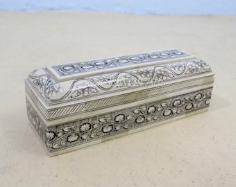 Home Decorative  Bone Inlay Hand Painted Decorative Pen Box Gift Box