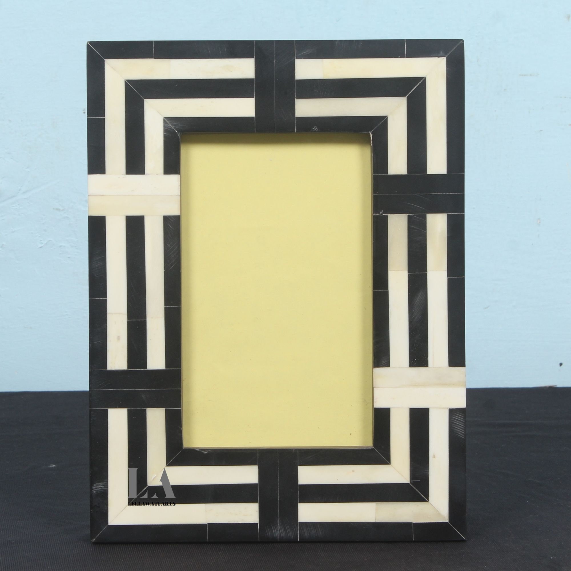 India Handmade Bone Inlay Photo Frames Black and White - Etsy