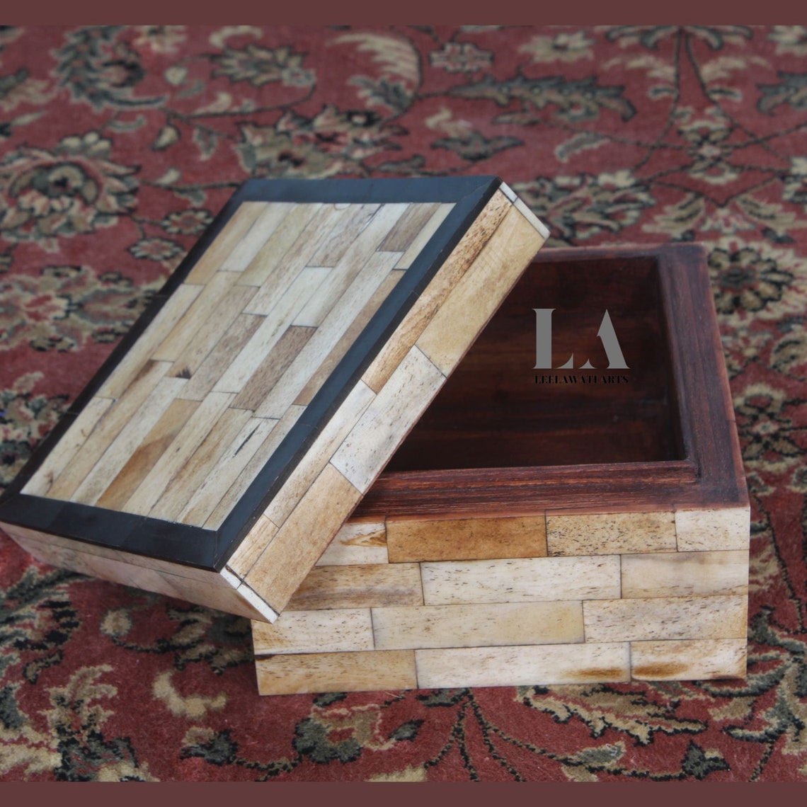 Antique Look Bone Inlay Box Indian Artist Handmade Boxes Gifts - Etsy