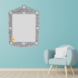 Bone Inlay Mirror Frame