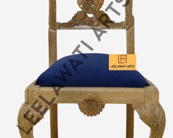 Hand Carved Menagerie Owl Dining Chair | Luxury Living Chair | Home Decor Furniture