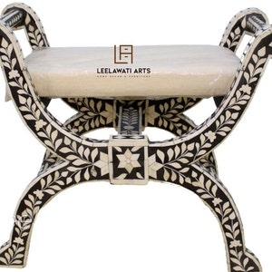Luxury Bone Inlay Roaming Chair Seat Chair | Home Décor Chair | Living Room Chair