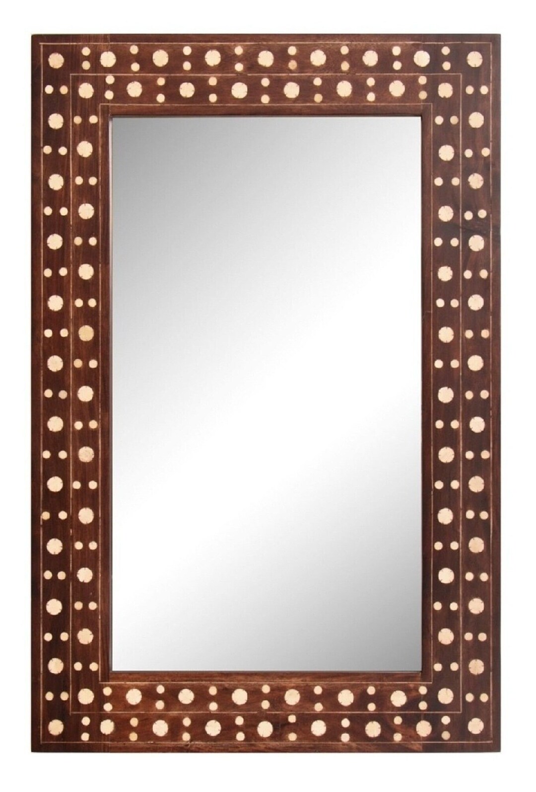 Wood Bone Inlay Mirror Frame Home Décor Mirror Frame Wall Hanging