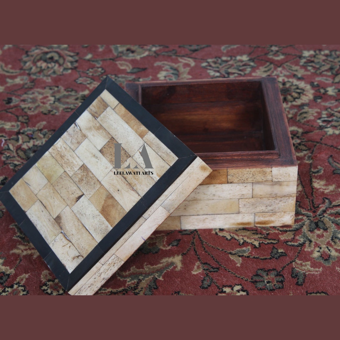 Antique Look Bone Inlay Box Indian Artist Handmade Boxes Gifts - Etsy
