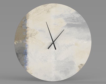 Abstract Wall Clock Etsy