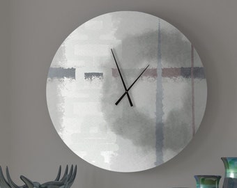 Paternal Large   Wall Clock | Oversized Abstract Fine Art Clock